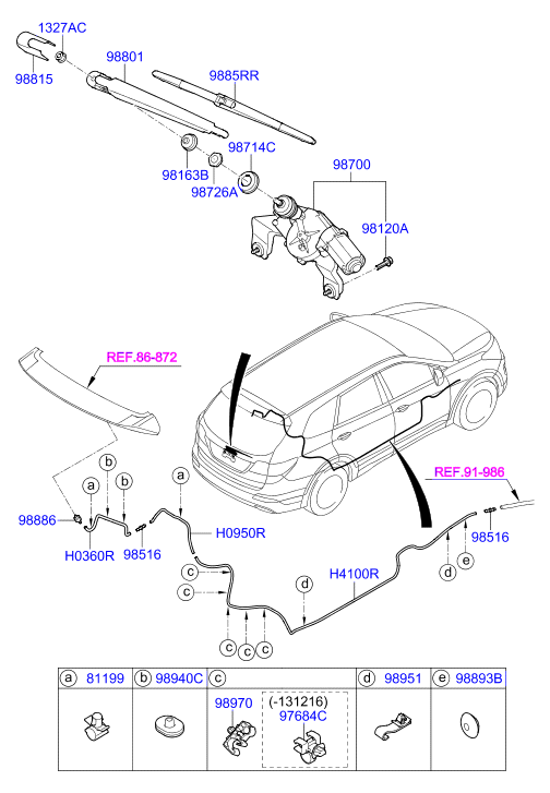 KIA 98850-2W000 - Metlica brisača www.molydon.hr