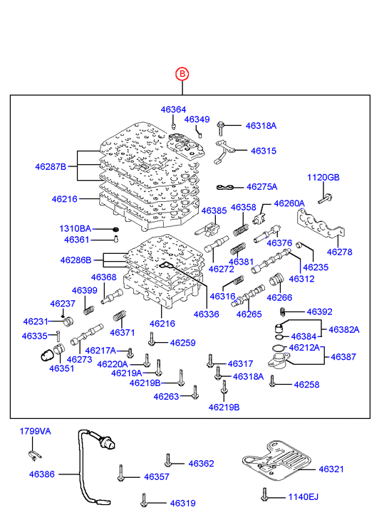 Hyundai 46386-22600 - Senzor, temperatura ulja www.molydon.hr