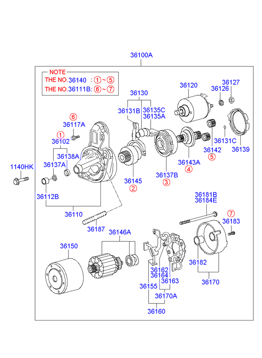 Hyundai (BEIJING) 36100-23160 - Starter www.molydon.hr