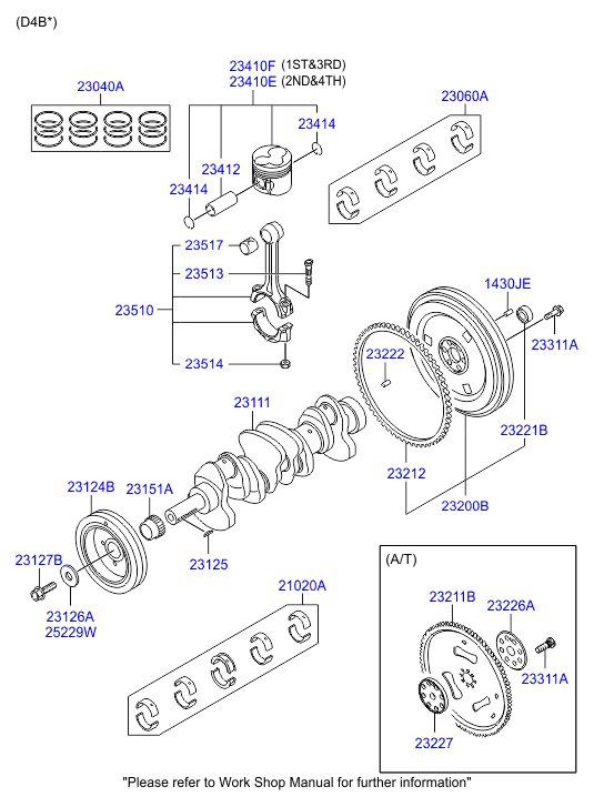 Hyundai 23200-4A001 - Zamašnjak www.molydon.hr