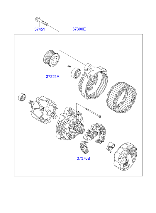 Hyundai (BEIJING) 37300-2G600 - Alternator www.molydon.hr