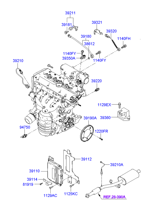 KIA 39210-26700 - Lambda-sonda www.molydon.hr