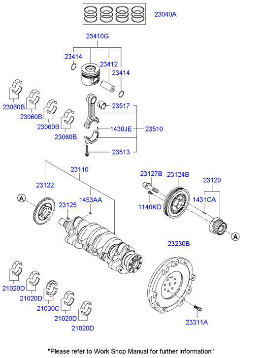 Hyundai 23200-27100 - Zamašnjak www.molydon.hr