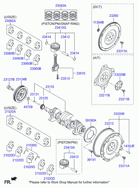 Hyundai 23200-2B410 - Zamašnjak www.molydon.hr