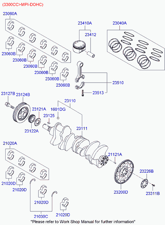 KIA 23124-3C100 - Remenica, radilica www.molydon.hr