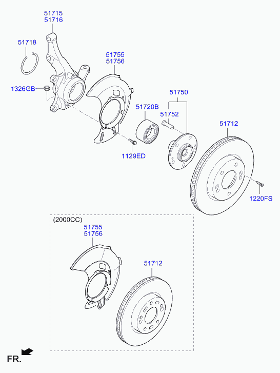 Hyundai 51712-M0000 - Kočioni disk www.molydon.hr