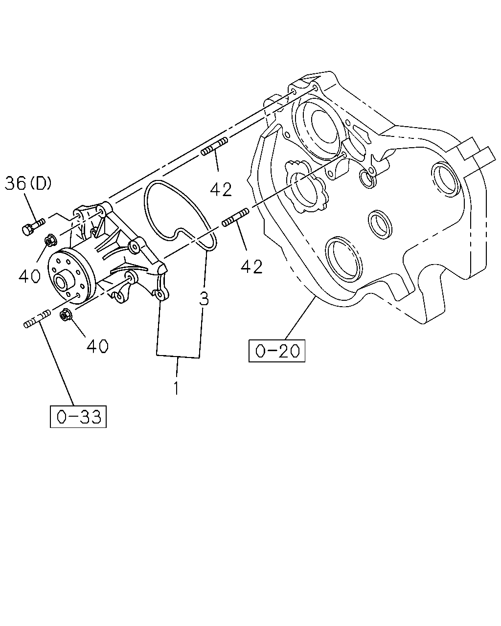 Honda 8-97167-554-0 - Vodena pumpa www.molydon.hr