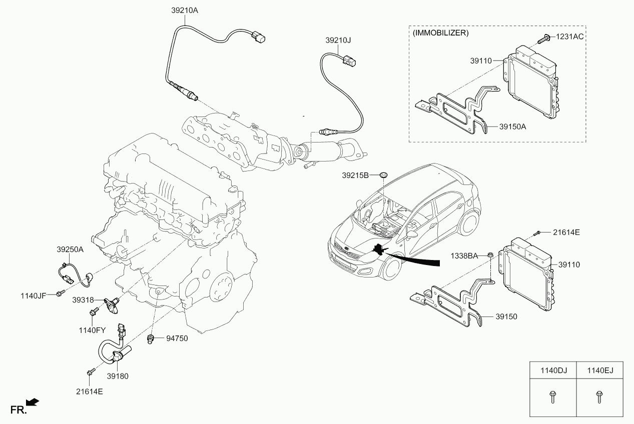 KIA 39210 2B310 - Lambda-sonda www.molydon.hr