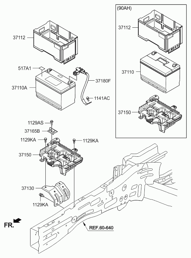 KIA 371102P540 - Akumulator  www.molydon.hr