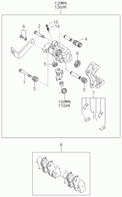 KIA 0K2N349980 - Kočione čeljusti www.molydon.hr