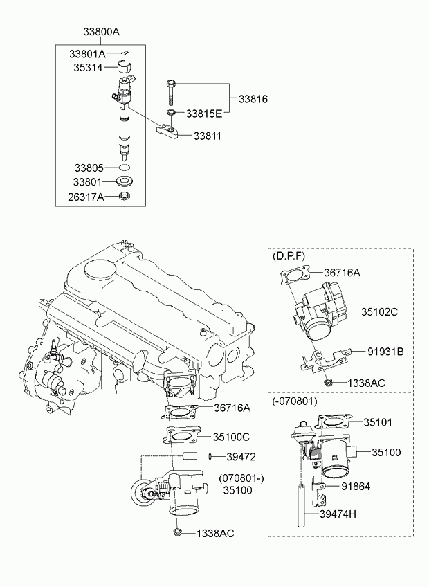 Hyundai 33800 2A400 - Nosač dizni www.molydon.hr