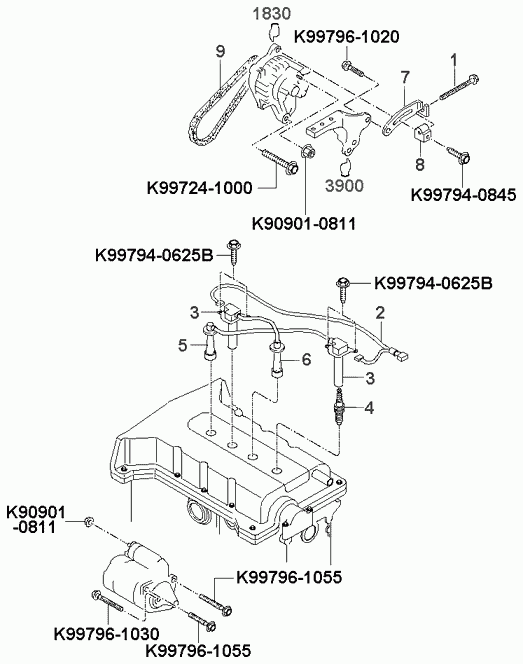 KIA 0K0111-8110 - Svjećica za paljenje www.molydon.hr