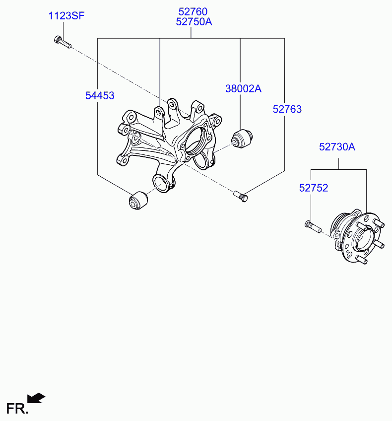 Hyundai 52740C1100 - Bushing www.molydon.hr