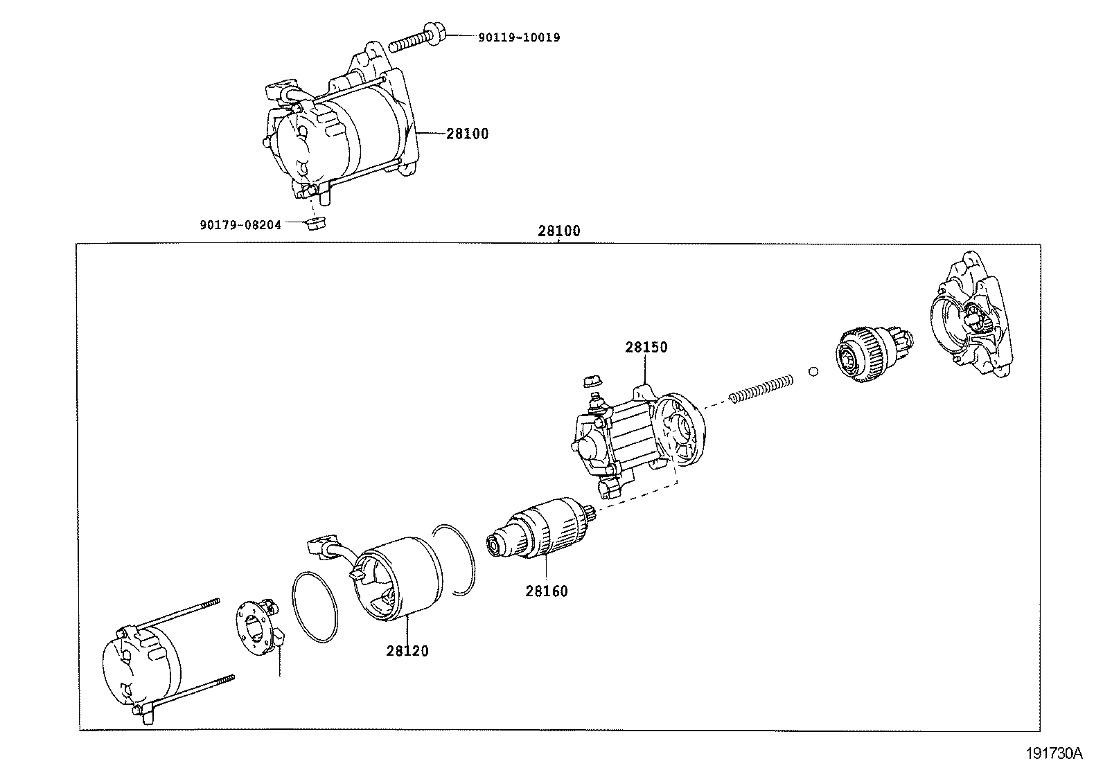 TOYOTA 28160 74070 - Rotor, starter www.molydon.hr