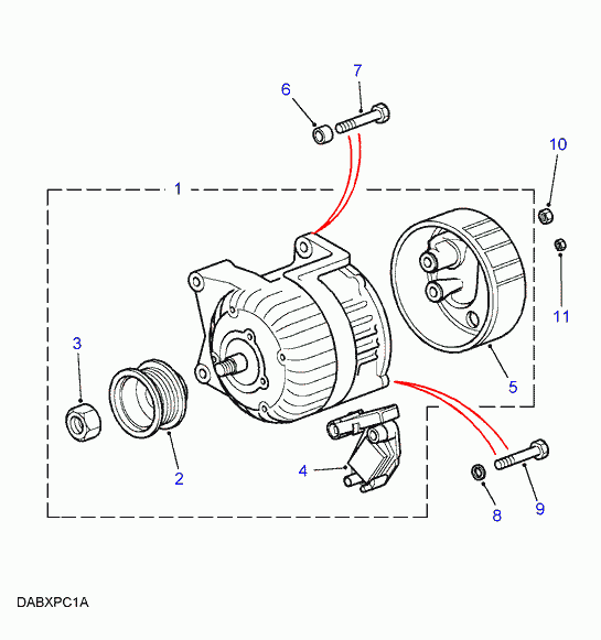 Land Rover STC2227 - Alternator www.molydon.hr