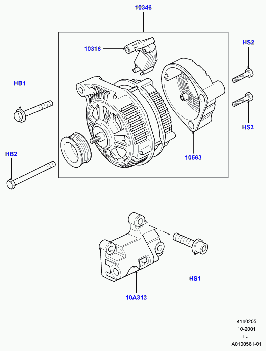 BMW YLW000010 - Regulator napona generatora www.molydon.hr