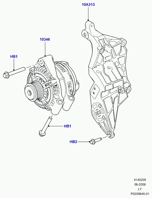 Jaguar LR013847 - Alternator www.molydon.hr