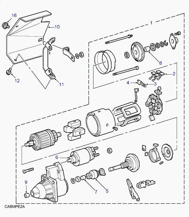 Rover ERR5009E - Starter www.molydon.hr