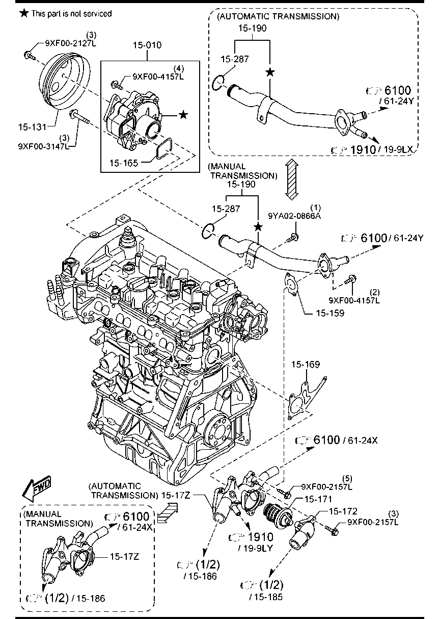 MAZDA PE01-15-171 - Termostat, rashladna tekućinu www.molydon.hr