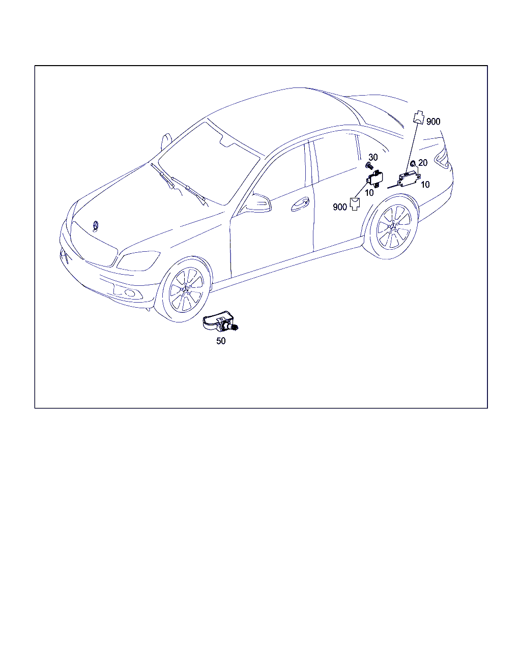 Mercedes-Benz A 002 540 90 17 - Senzor kotača, sistem za kontrolu pritiska u pneumaticima www.molydon.hr