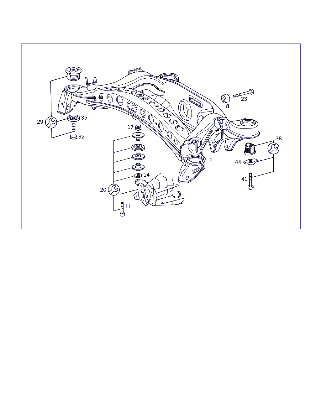 Mercedes-Benz A 210 350 59 08 - Set za popravak, tijelo osovine www.molydon.hr