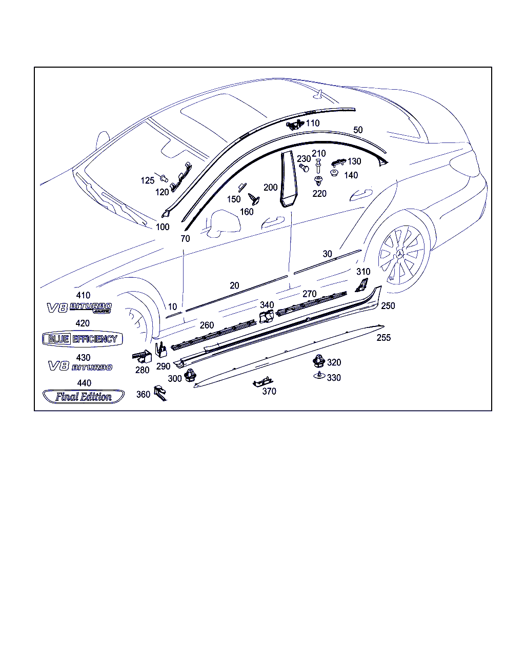 Mercedes-Benz A 001 991 02 71 - Kopča ukrasna/zaštitna lajsna www.molydon.hr