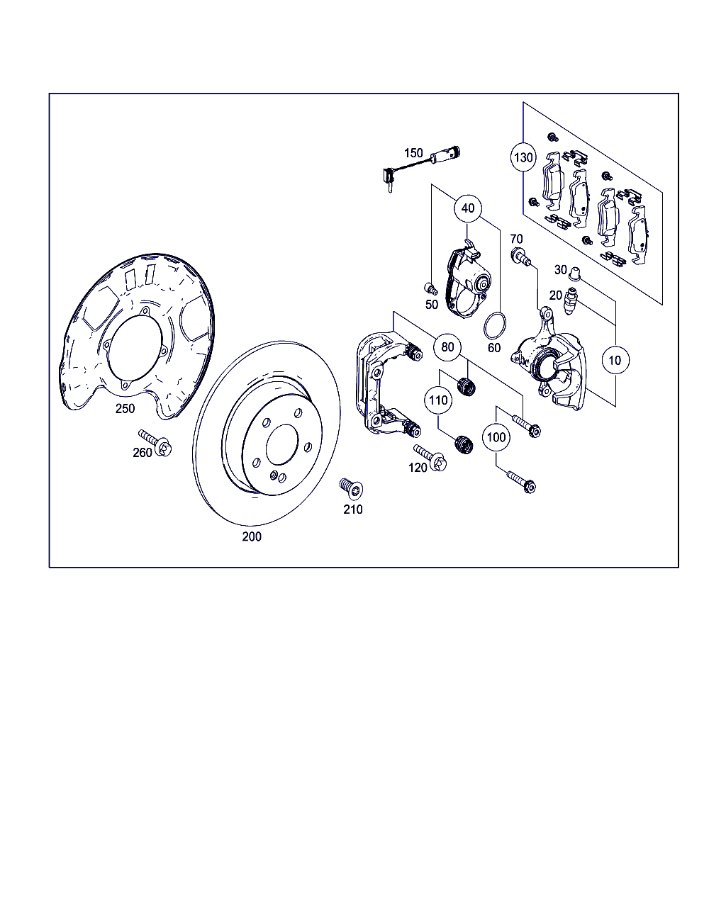 Mercedes-Benz A 007 420 78 20 - Komplet Pločica, disk-kočnica www.molydon.hr