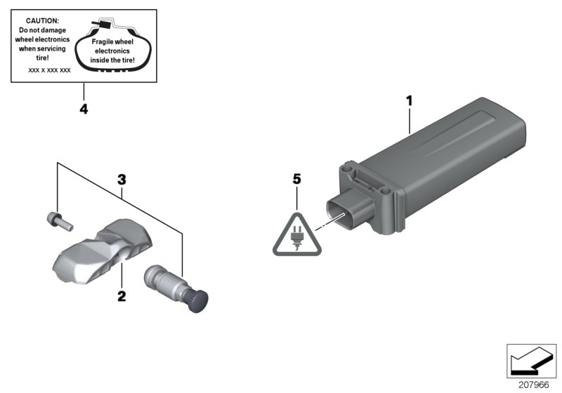 Rolls-Royce 36106856227 - Senzor kotača, sistem za kontrolu pritiska u pneumaticima www.molydon.hr