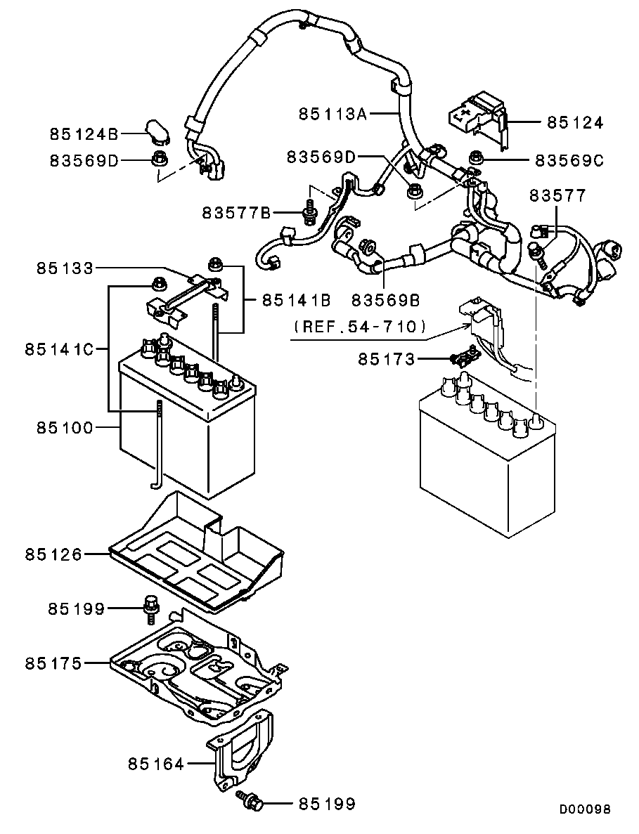 Mitsubishi 8201A137 - Akumulator  www.molydon.hr