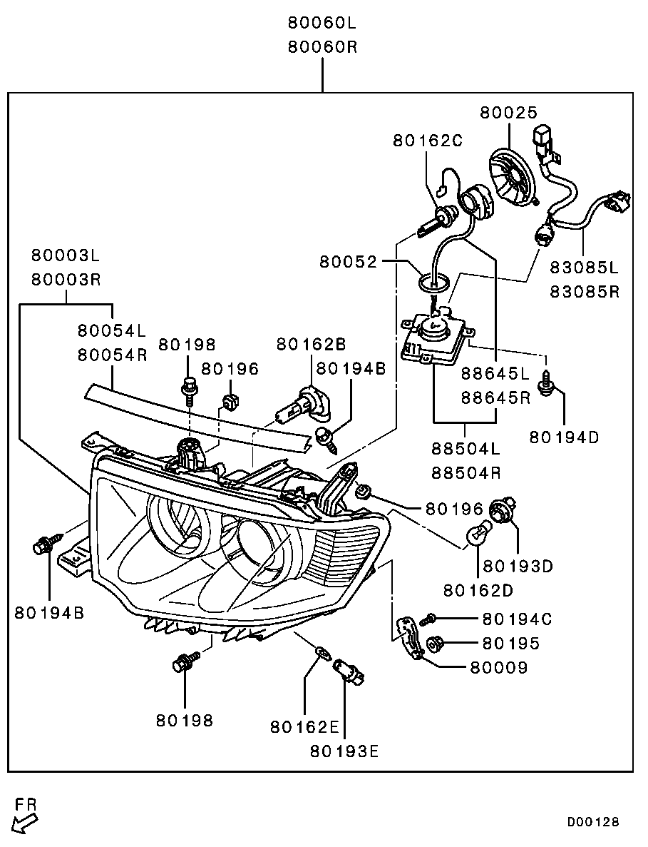 Mitsubishi 8301C042 - Žarulja, svjetlo za instrument-tablu www.molydon.hr