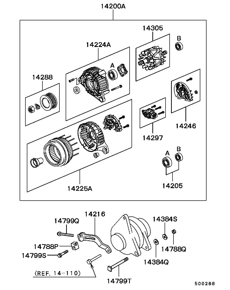 Mitsubishi MD 357744 - Alternator www.molydon.hr