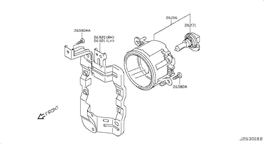 NISSAN 262714A00B - BULB www.molydon.hr