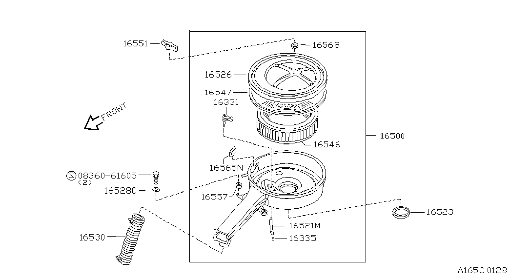 Infiniti 16546 01 B 00 - Filter za zrak www.molydon.hr