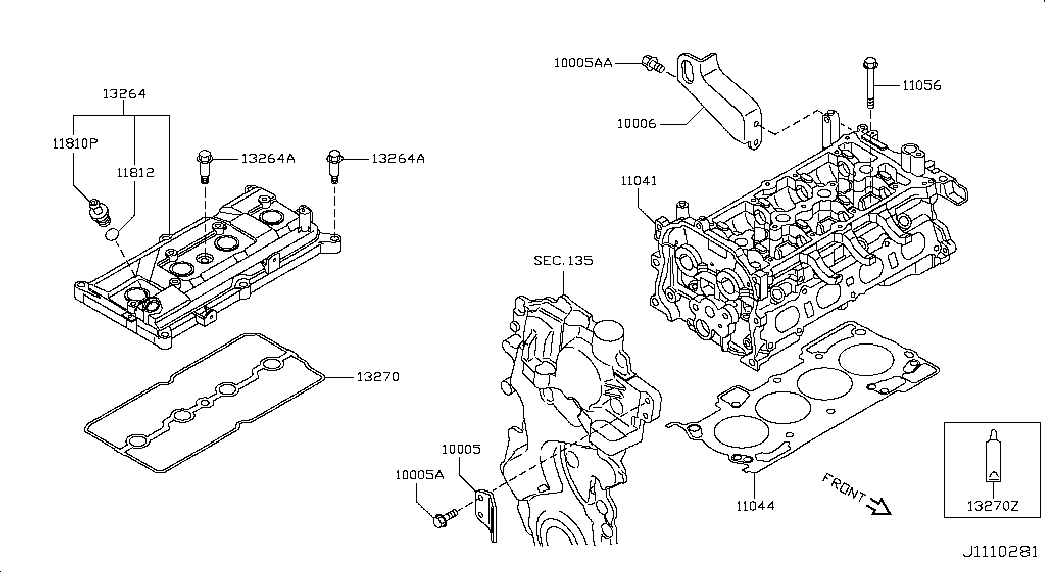 DACIA 11 04 4EN 20B - GASKET-CYLINDER HEAD www.molydon.hr