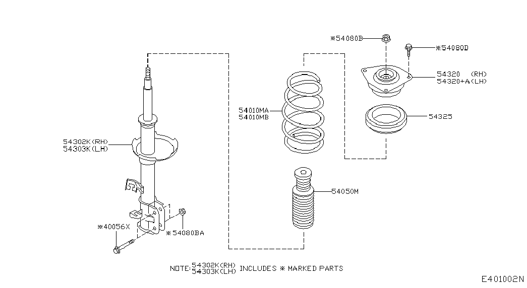 KIA 54050-AX601 - Komplet za zaštitu od prasine, amortizer www.molydon.hr