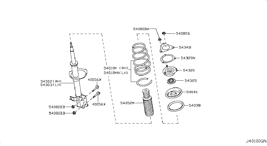 NISSAN 54302-95F0B - Amortizer www.molydon.hr