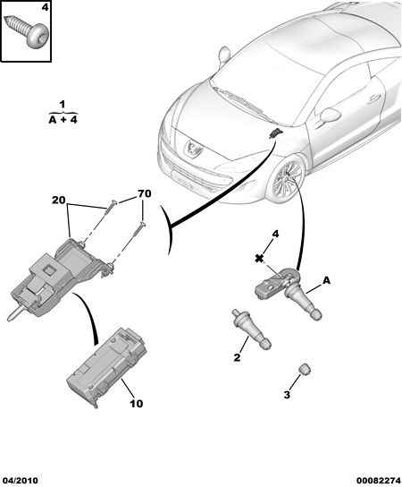 CITROËN/PEUGEOT 5430 W0 - Senzor kotača, sistem za kontrolu pritiska u pneumaticima www.molydon.hr