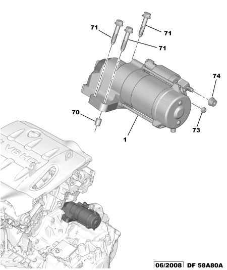 CITROËN 5802 AH - Starter www.molydon.hr