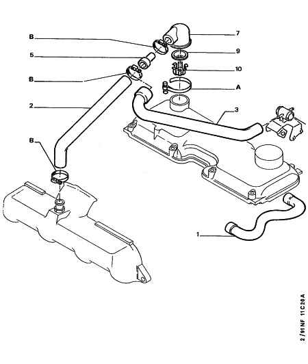 PEUGEOT 1180 44 - OIL VAPOR HOSE www.molydon.hr