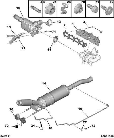 PEUGEOT 16 064 120 80 - Servis i čišćenje DPF filtera www.molydon.hr