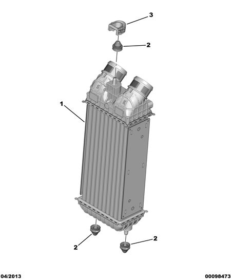 CITROËN/PEUGEOT 98 031 454 80 - Intercooler, hladnjak www.molydon.hr