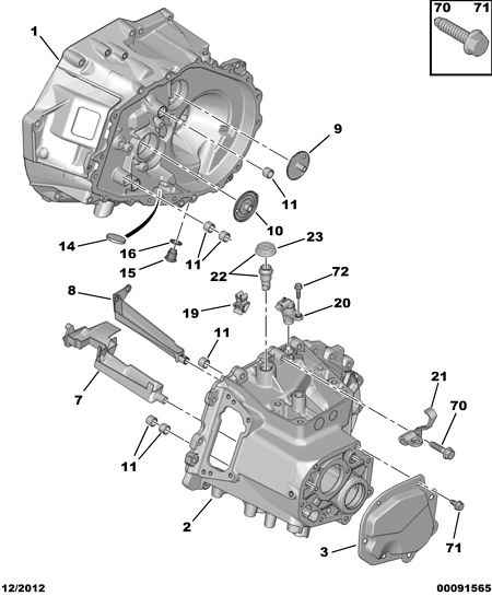 PEUGEOT 2213 40 - AGB OIL-INTAKE SPOUT www.molydon.hr