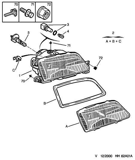 CITROËN/PEUGEOT 6216 24 - HEADLIGHT LAMP www.molydon.hr