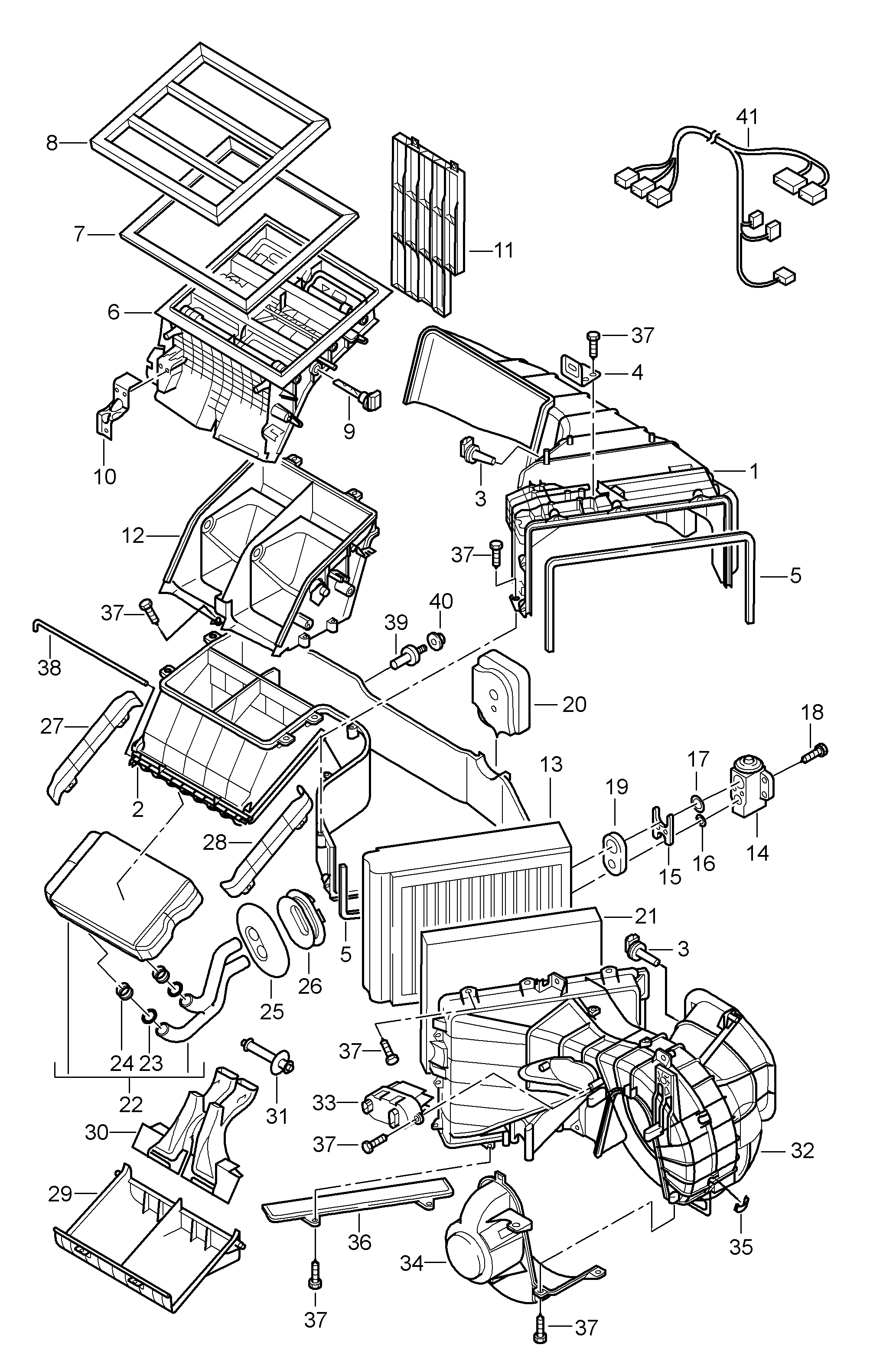 VW 95557234201 - Ventilator kabine/unutrasnjeg prostora www.molydon.hr