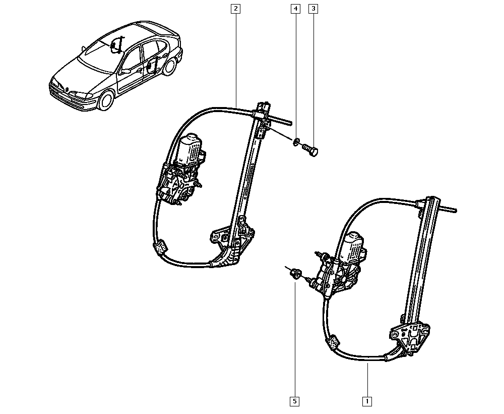 RENAULT 77 00 834 342 - Škare | podizač prozorskog stakla www.molydon.hr