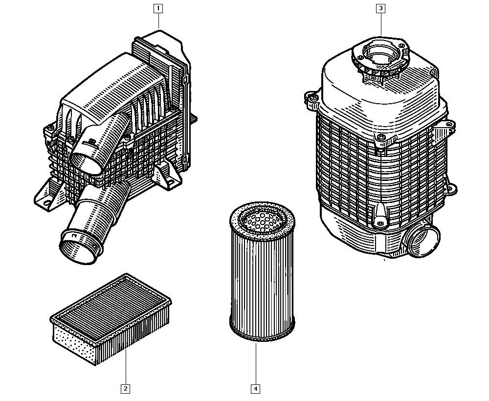 RENAULT 77 00 866 353 - Filter za zrak www.molydon.hr