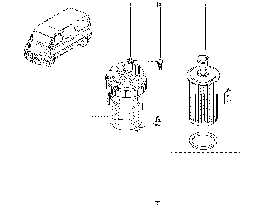 NISSAN 82000-89781 - Filter za gorivo www.molydon.hr