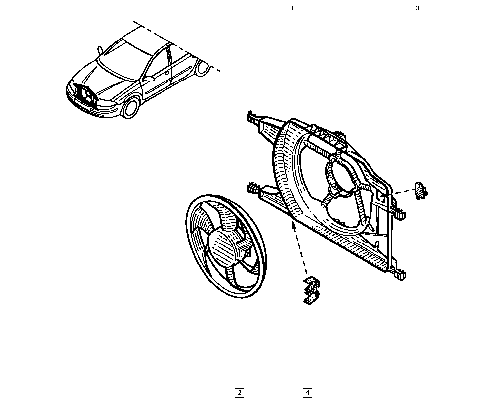 RENAULT 7701067591 - Ventilator, hladjenje motora www.molydon.hr