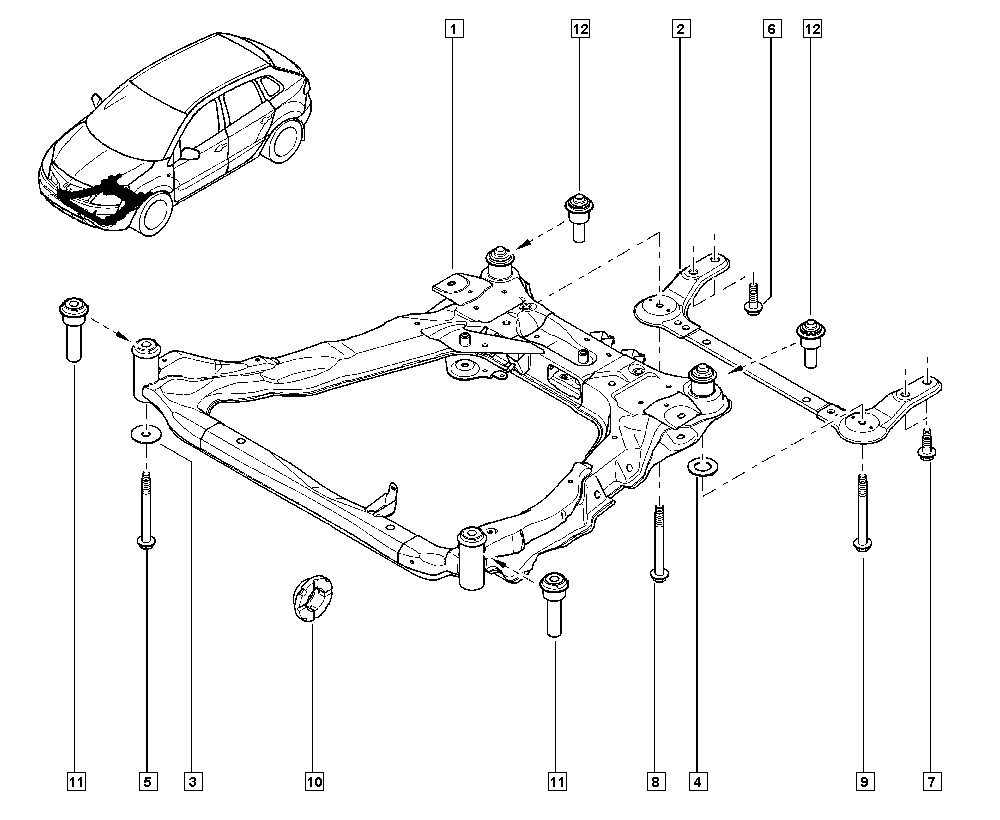 NISSAN 54400-JY20A - Selen / Prigušni blok, Ovjes kotača www.molydon.hr