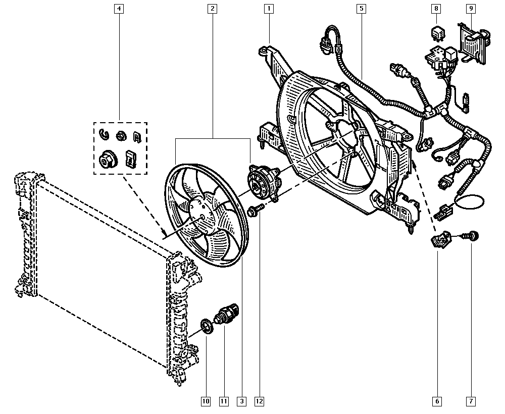 RENAULT 6025313368 - Ventilator, hladjenje motora www.molydon.hr